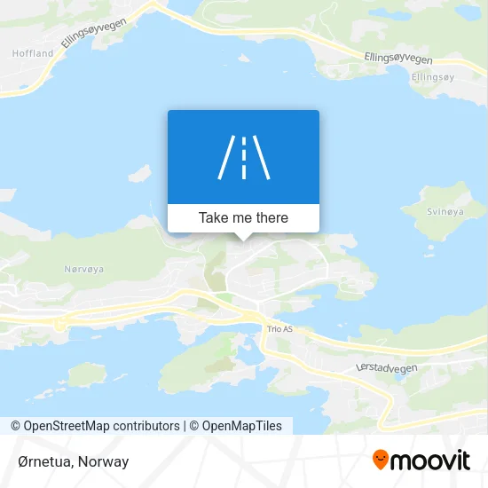 Ørnetua map