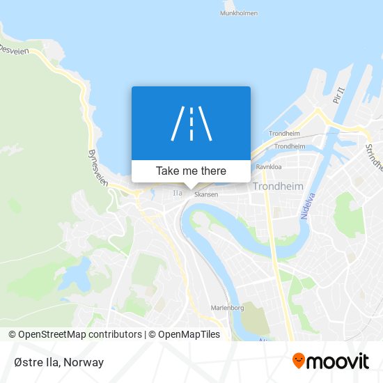 Østre Ila map