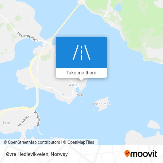 Øvre Hedlevikveien map
