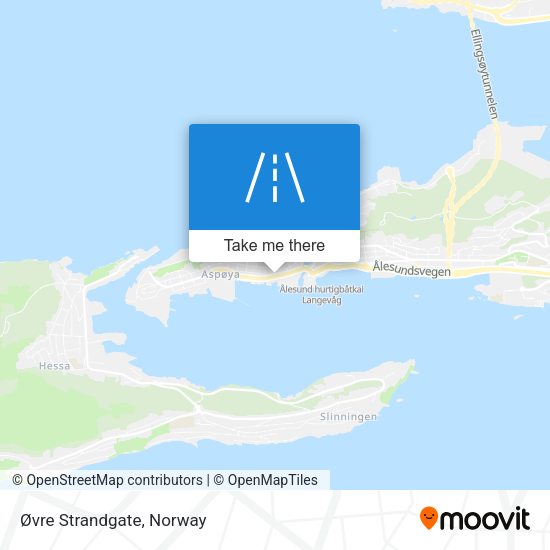 Øvre Strandgate map