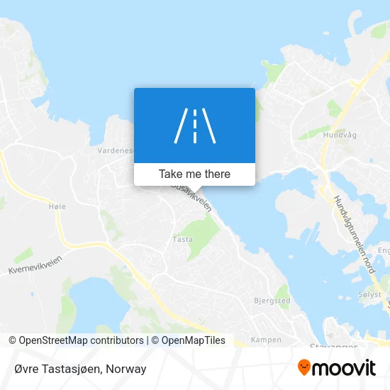 Øvre Tastasjøen map
