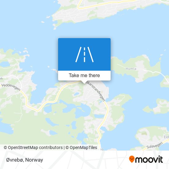 Øvrebø map