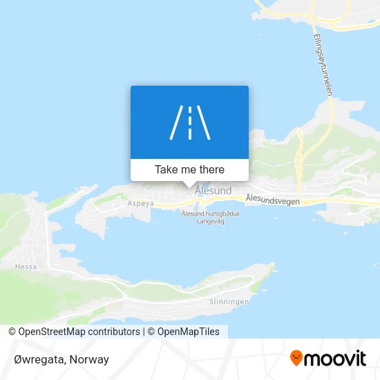 Øwregata map