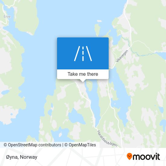 Øyna map