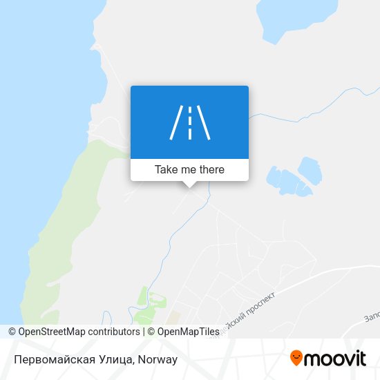 Первомайская Улица map