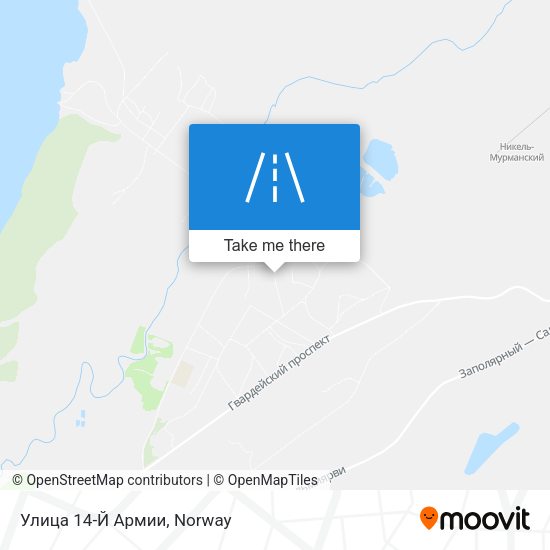 Улица 14-Й Армии map