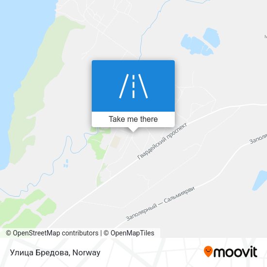 Улица Бредова map