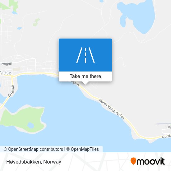 Høvedsbakken map