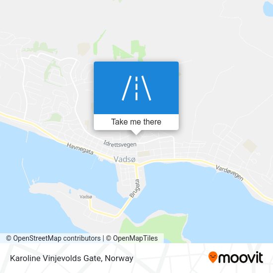 Karoline Vinjevolds Gate map