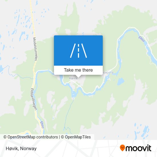 Høvik map