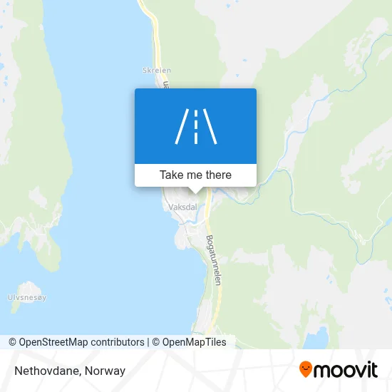 Nethovdane map