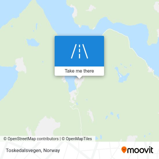 Toskedalsvegen map