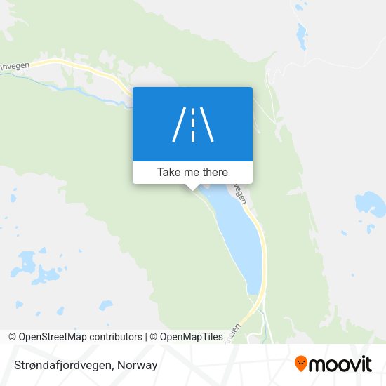 Strøndafjordvegen map
