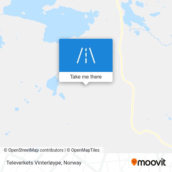 Televerkets Vinterløype map