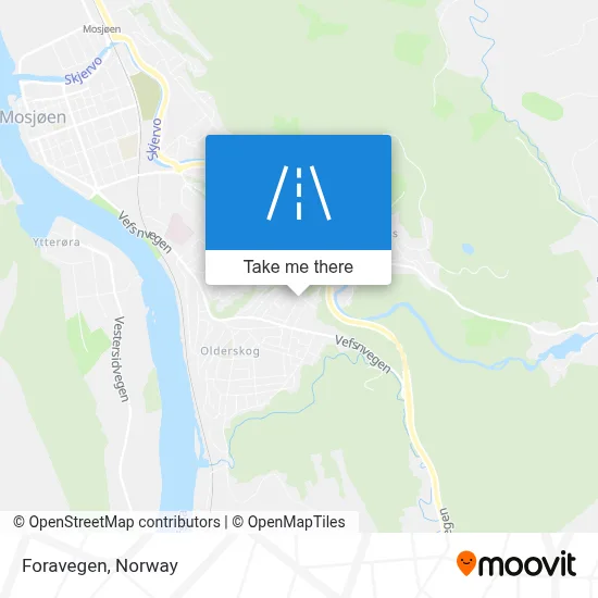 Foravegen map
