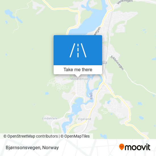 Bjørnsonsvegen map