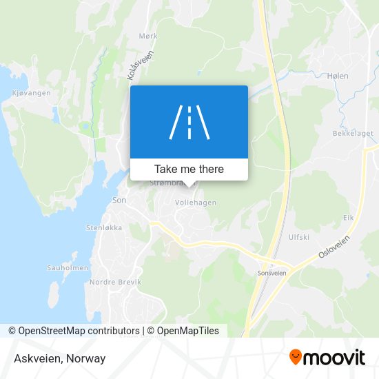 Askveien map