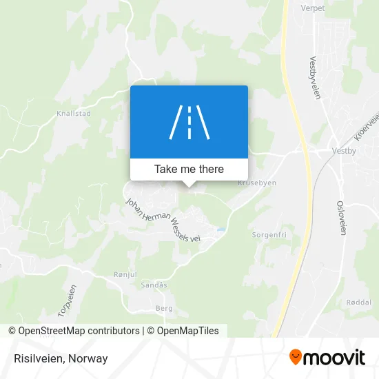 Risilveien map