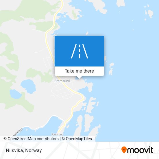 Nilsvika map