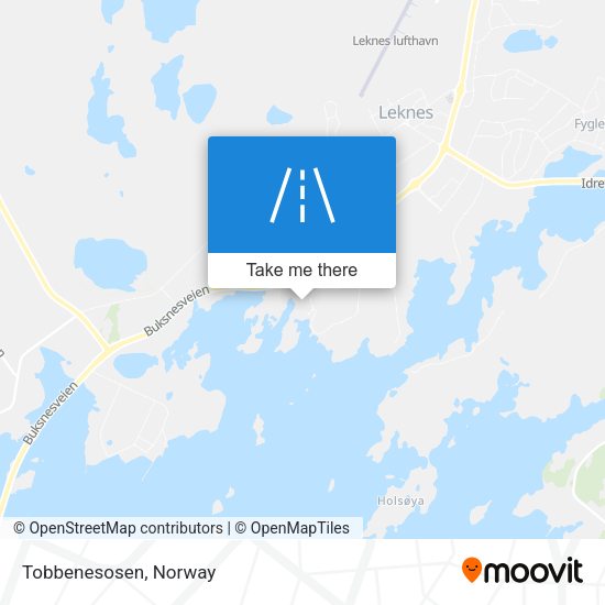 Tobbenesosen map