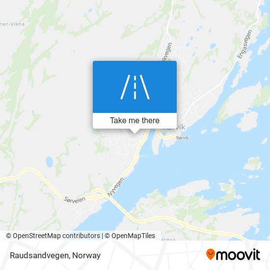 Raudsandvegen map