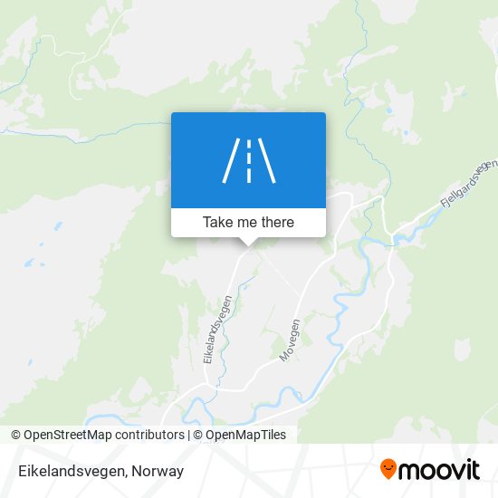 Eikelandsvegen map