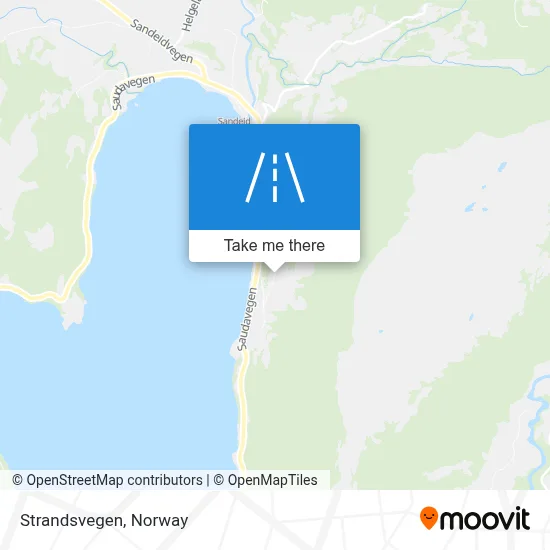 Strandsvegen map