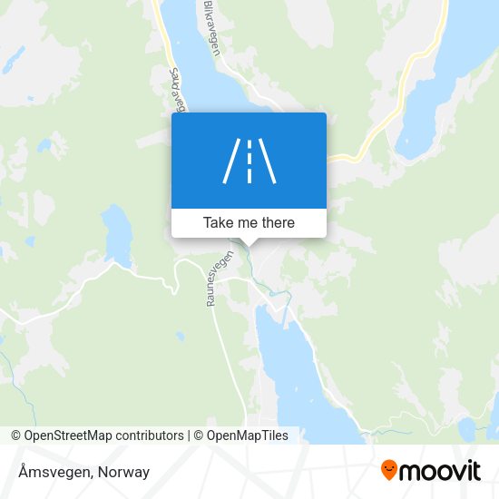 Åmsvegen map