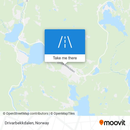 Drivarbekkdalen map