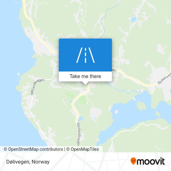 Dølivegen map