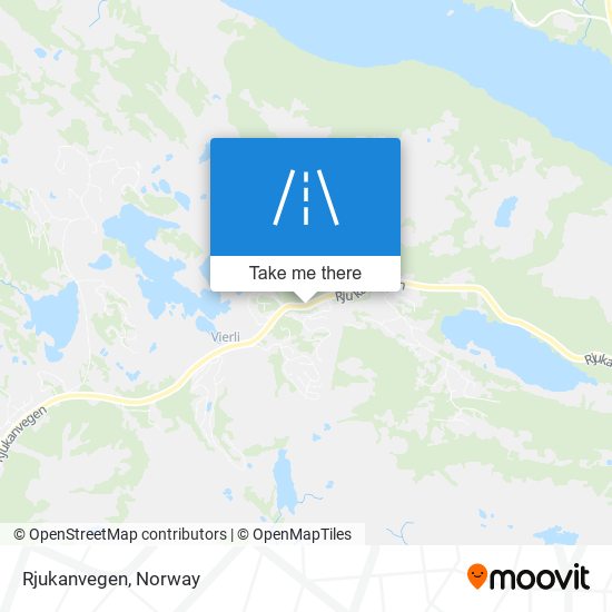Rjukanvegen map