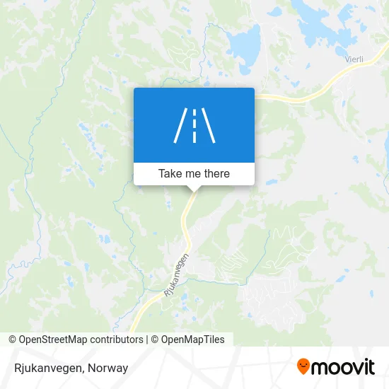 Rjukanvegen map