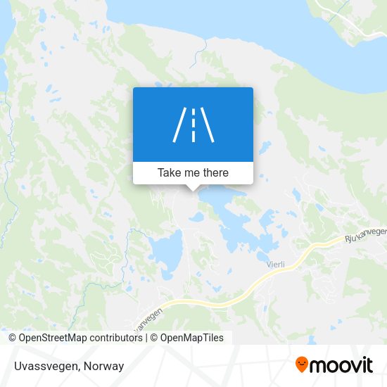 Uvassvegen map