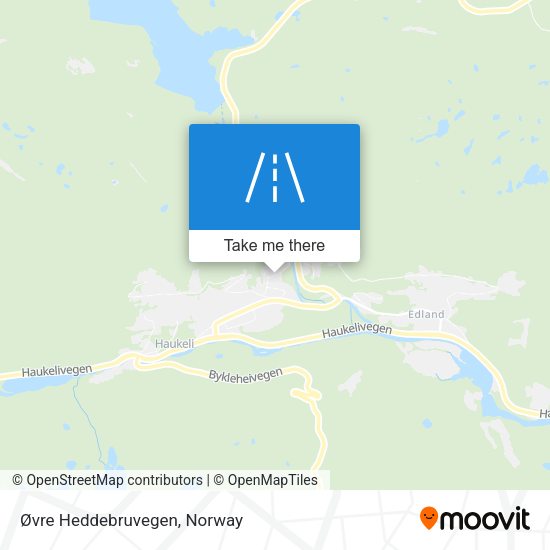 Øvre Heddebruvegen map