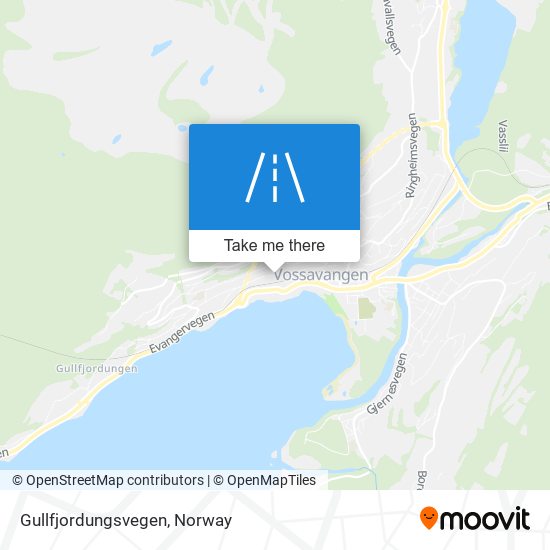Gullfjordungsvegen map