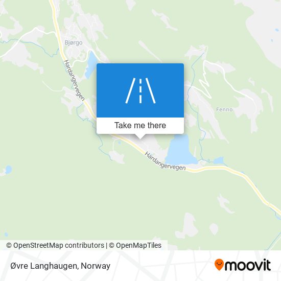 Øvre Langhaugen map