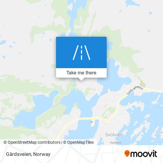 Gårdsveien map