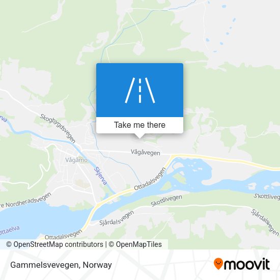 Gammelsvevegen map