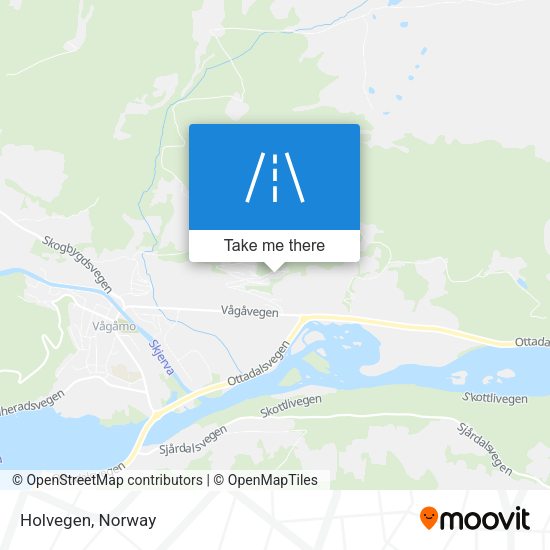 Holvegen map