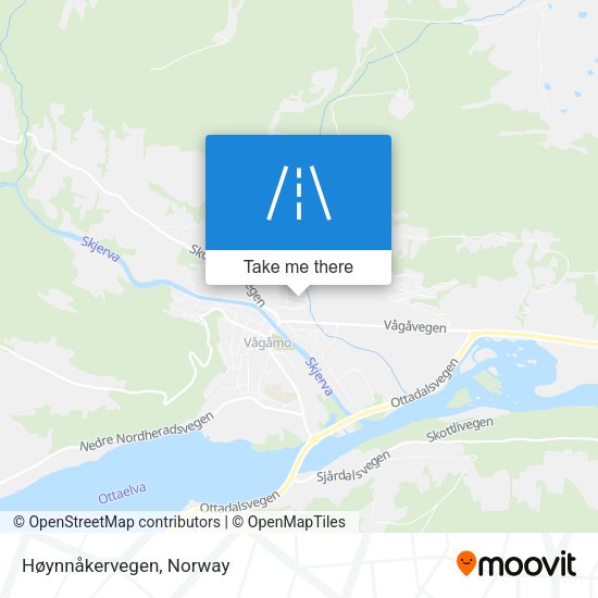 Høynnåkervegen map