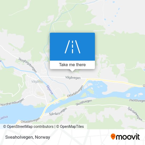 Sveaholvegen map