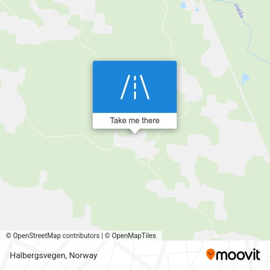 Halbergsvegen map