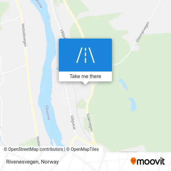 Rivenesvegen map