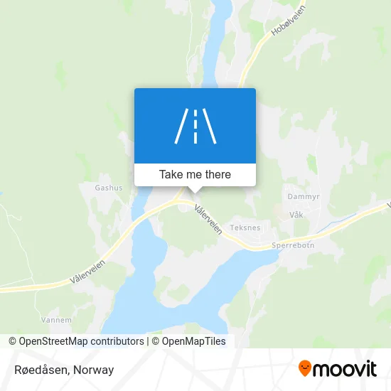 Røedåsen map
