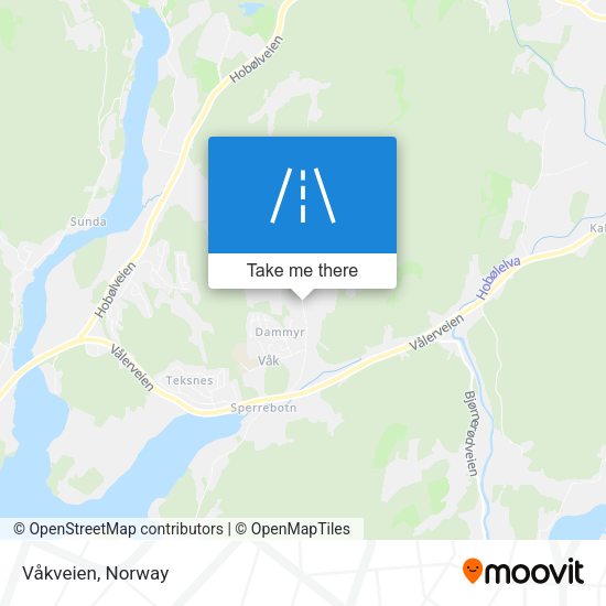 Våkveien map