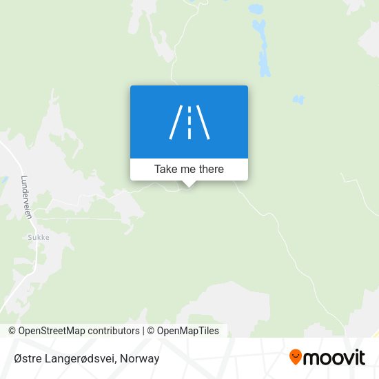 Østre Langerødsvei map