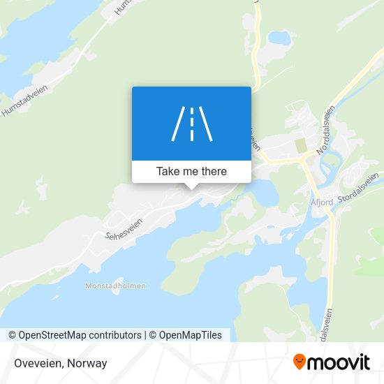 Oveveien map