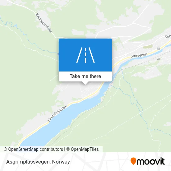 Asgrimplassvegen map