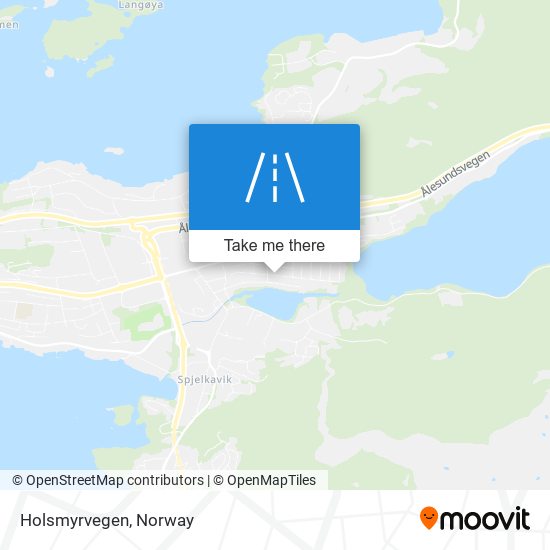 Holsmyrvegen map
