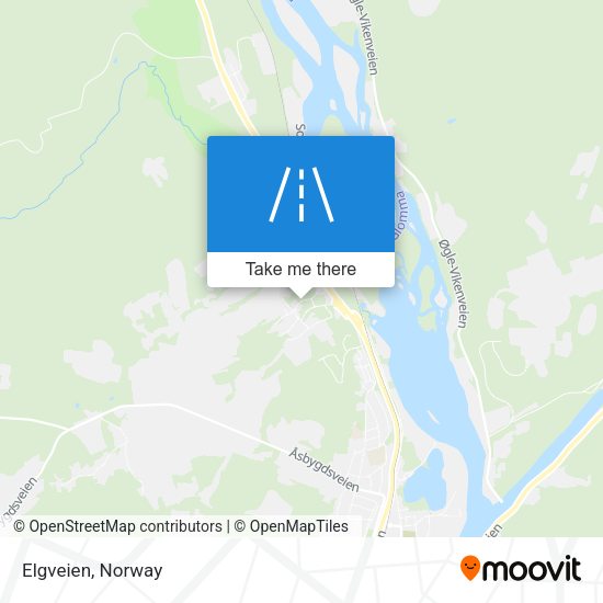 Elgveien map